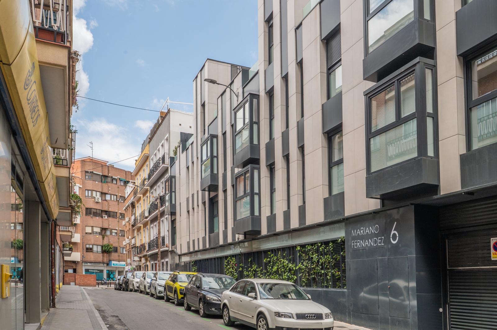 Fachada del edificio en Mariano Fernández 6